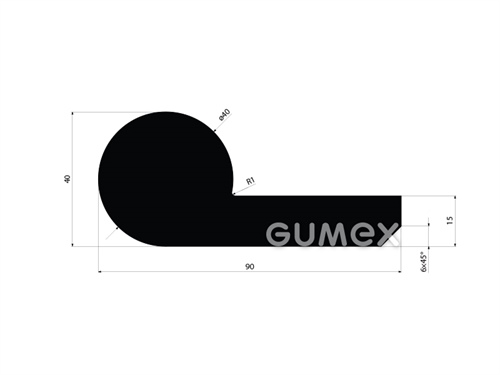 GUMMIPROFILE FÜR WASSERBAUTEN P-FORM